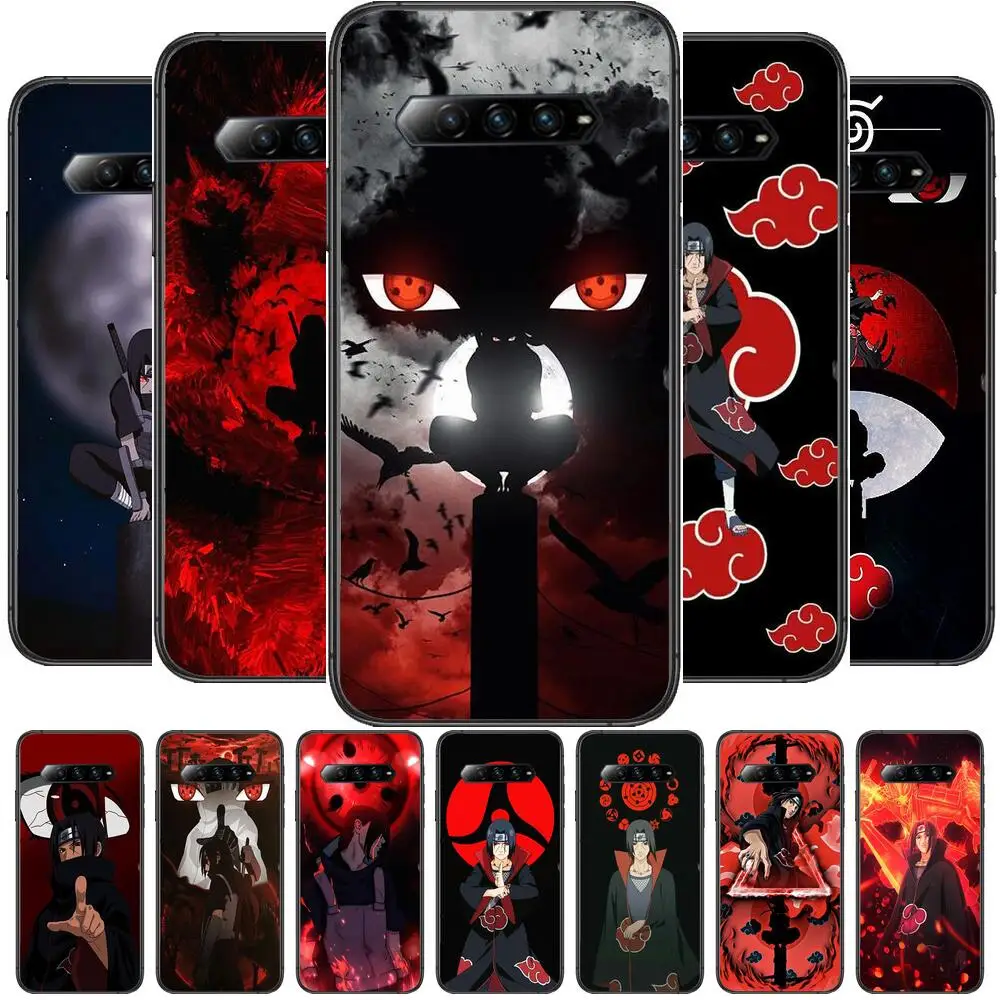 

Naruto Itachi Cool Phone Case For xiaomi redmi Black Shark 4 Pro 2 3 3s Cases Helo Black Cover Silicone Back Prett mini cover fu