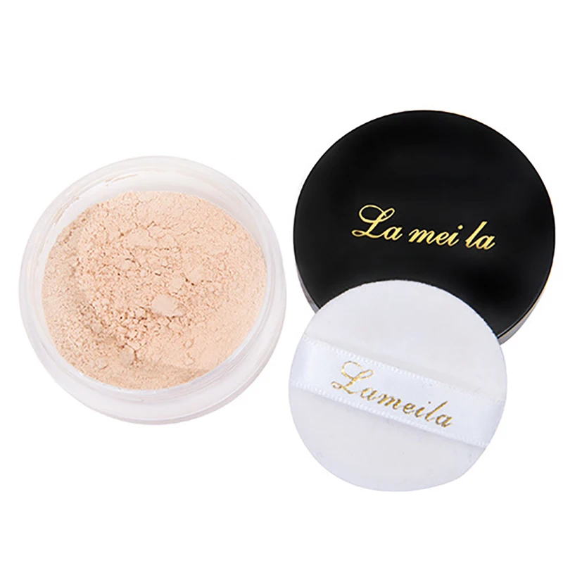 

3 Colors Smooth Loose Powder Waterproof Delicate Refreshing Skin Finish Oil Control Lasting Setting Powder Face Makeup Powder