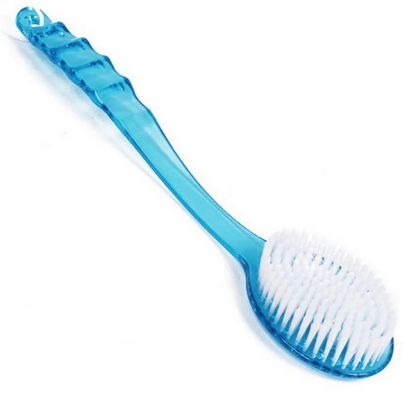 Massager Back Spa Long Natural Body Brush Bath Plastic Bristle Shower |