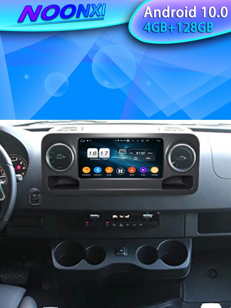 For Benz Sprinter 2019-2021Car Radio With Video Bluetooth Receiver Automotive Multimedia Players Carplay GPS Navigation 4G+128GB