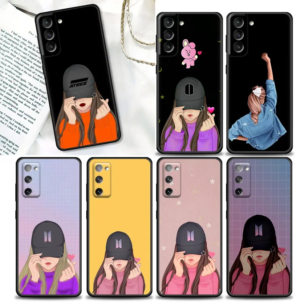 

Phone Case for Samsung Galaxy S22 S21 S20 Fe 5G S7 S8 S9 S10e Plus Ultra Soft Silicone Case Cover Pretty Sexy Girly
