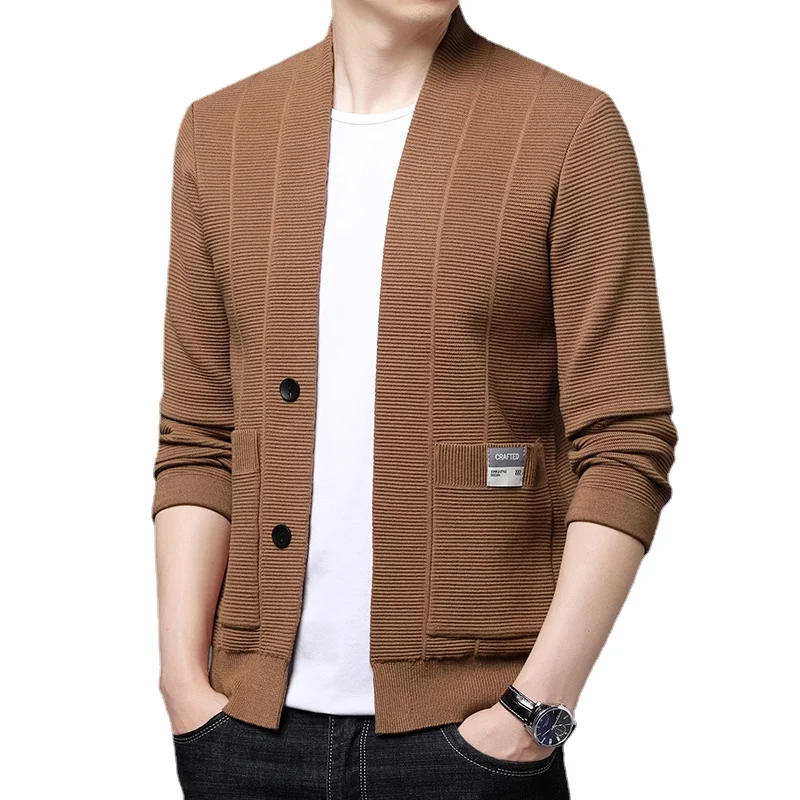 Men Wool Knitted Sweater Jackets High Quality Sweatercoat 1