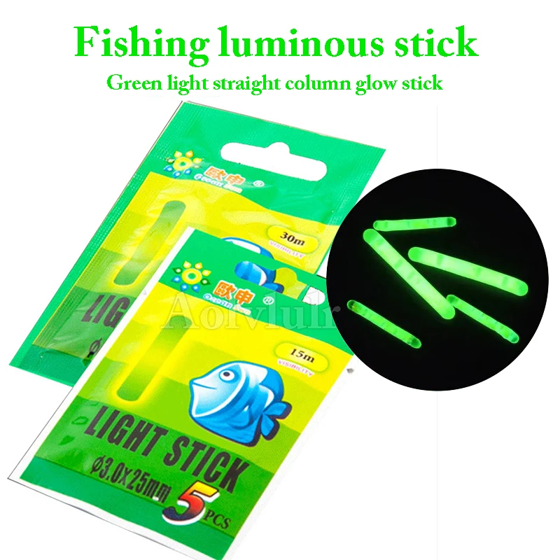 

5/30/60 Pcs Fishing Float Fluorescent Lightstick Light Night Float Rod Lights Dark Glow Stick Useful Fishing Tool Fishing Bobber