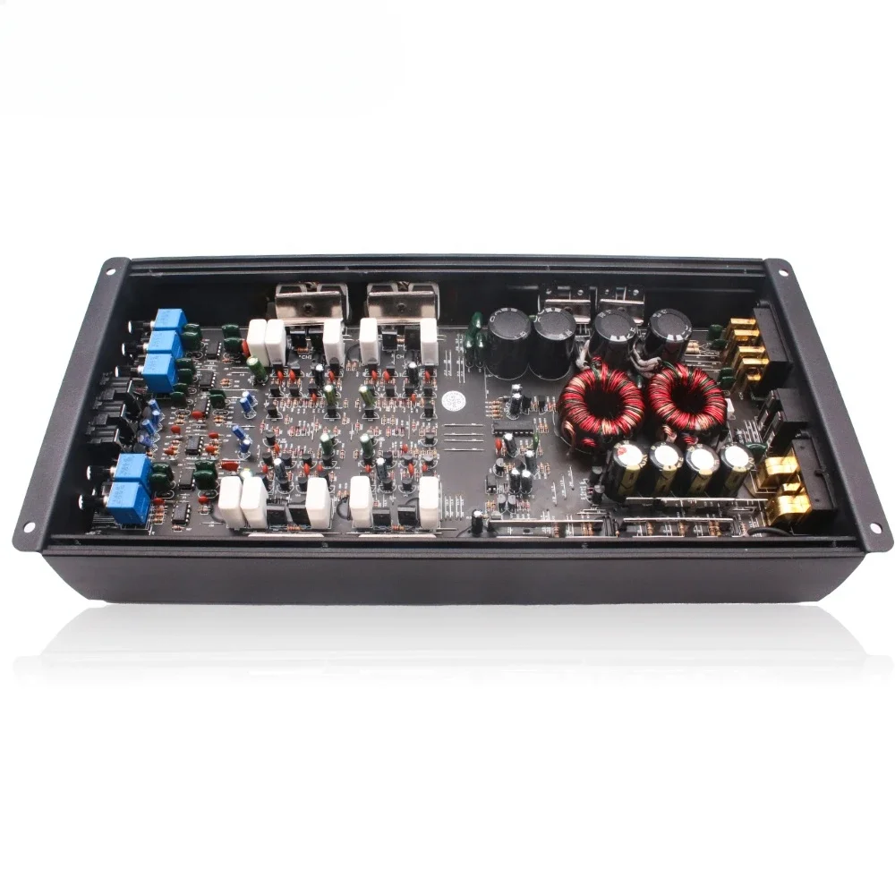 Новый продукт 12 В автомобильный музыкальный усилитель 4-канальный