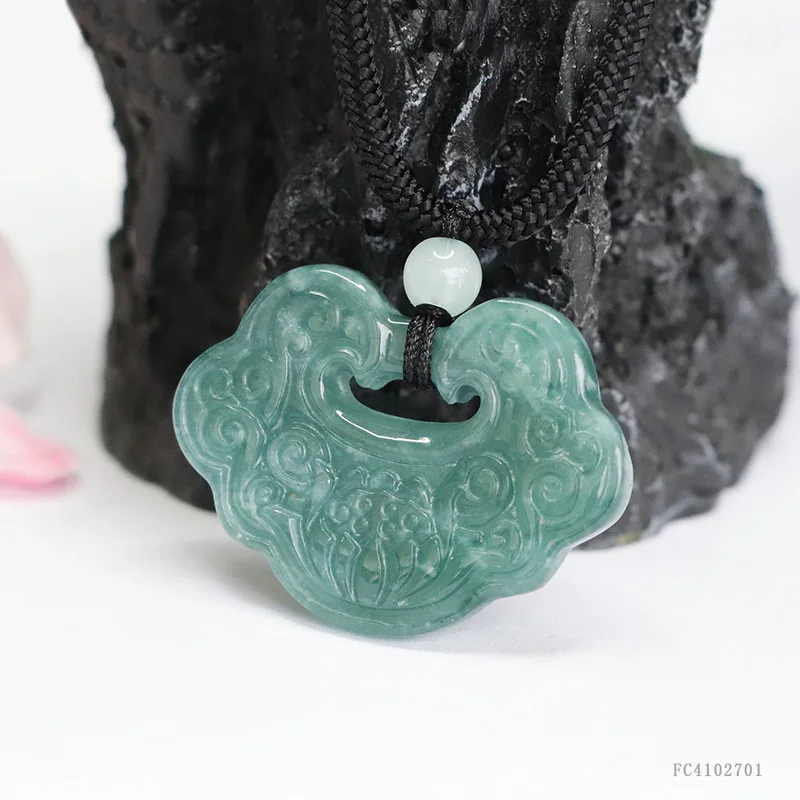 Натуральный грузовой изумрудно-синий кулон Ruyi ювелирные изделия в этническом