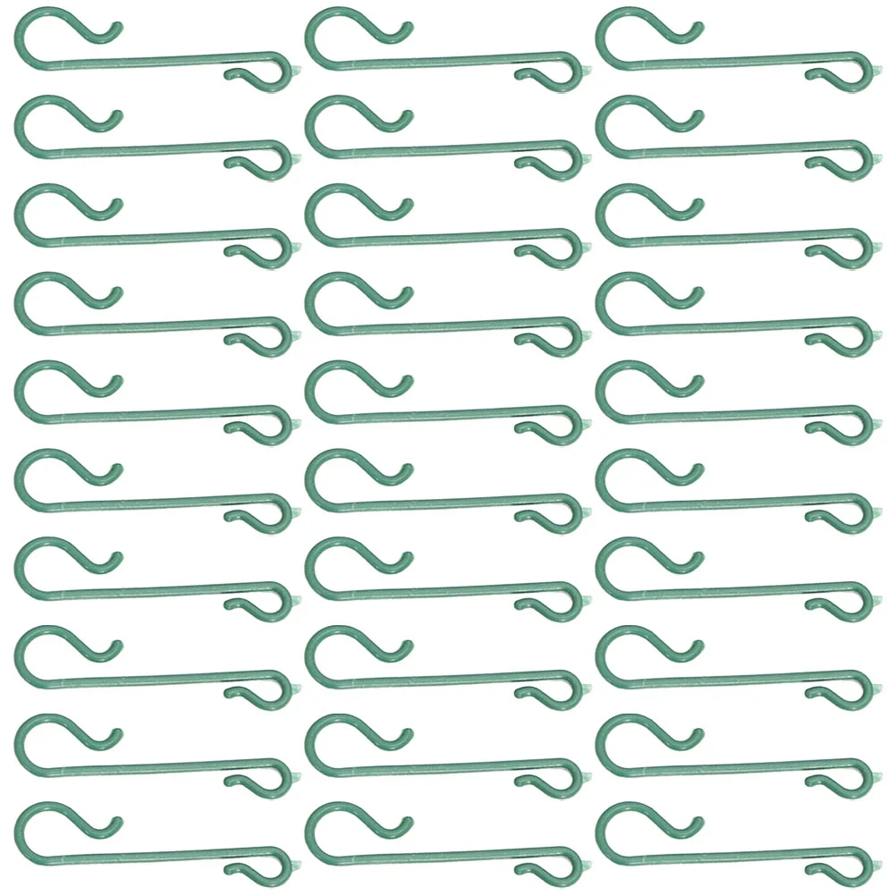

100pcs Christmas Ornament Hooks S-shaped Hangers Christmas Tree Hanging Hooks for Xmas Pendant