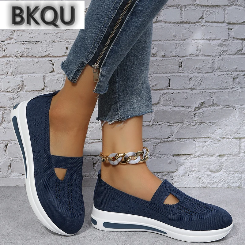 

2022 Sneakers Women Casual Shoes Women Breathable Pull-on Light Woman Outdoor Walking Non-slip Vulcanized Shoes Large Size 35-43