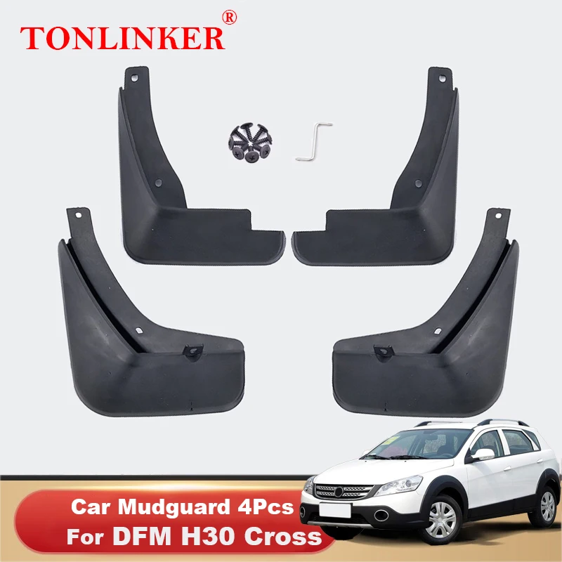 

TONLINKER Mudguard For Dongfeng DFM H30 Cross 2014-2018 Mud Flaps Mudguards Splash Guards Fender Mudflaps 4Pcs Car Accesories