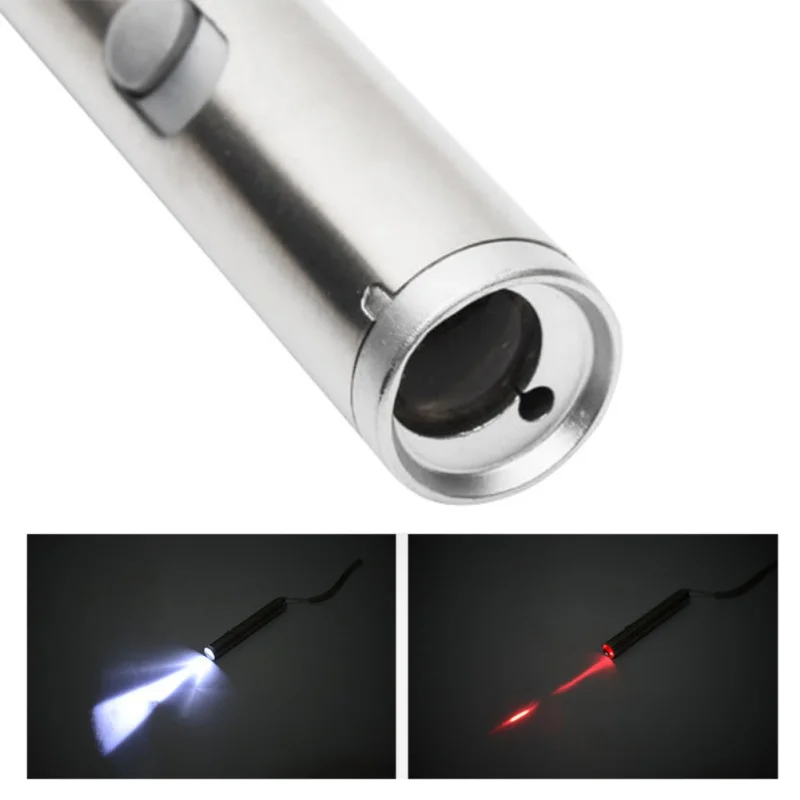 

1PCS Cat Chaser Toys 2 in 1 Multi Creative Function Funny Cat Chaser Toys Interactive LED Light Training Tools