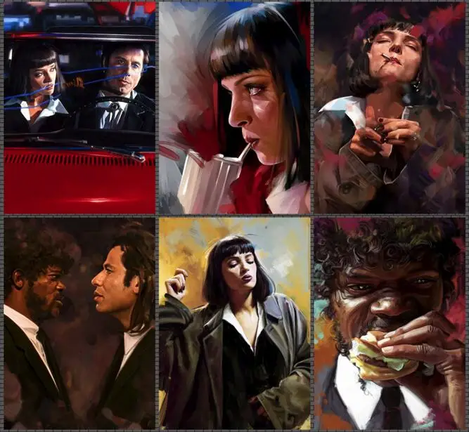 

Классическое художественное изображение целлюлозно-фантастическая печать художественный холст плакат для гостиной Декор домашняя Настенная картина