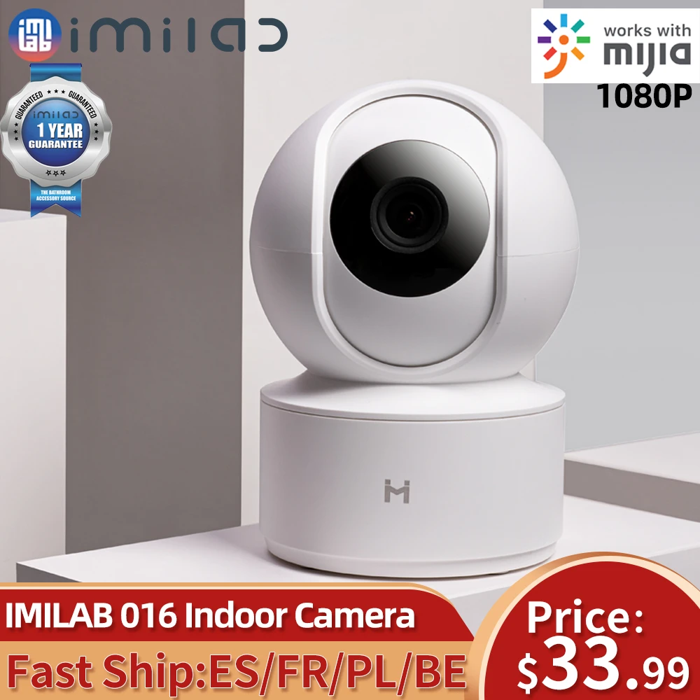 

Global Version IMILAB 016 WiFi Camera 1080P HD IP Baby Monitor Smart Mi Home Security Cameras 360°CCTV Vedio Surveillance Webcam