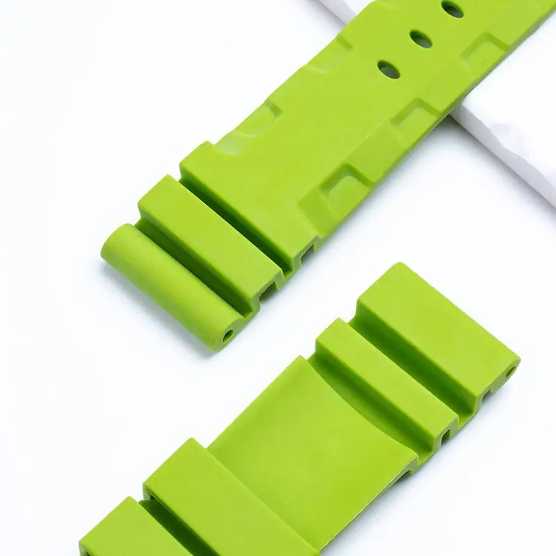 Ремешок HAODEE мягкий резиновый для Panerai погружной ремешок PAM111/441 силиконовый 24 мм 26