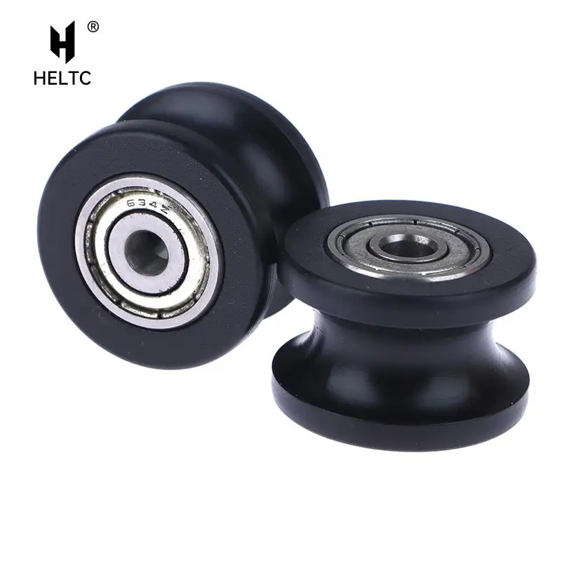 

U Type Groove Pulley Nylon Guide Pulley Rolling Bearing U Groove Roller Wheel 5*25*16.5mm For Driving Equipment Doors Windows