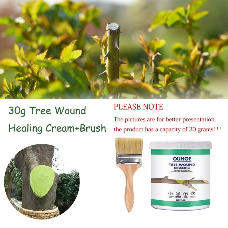 

Plant Healing Paste Tree Wound Pruning Sealer Dressing for Plants Grafting Treatment Help Trees Recover Quickly Sealer 30g