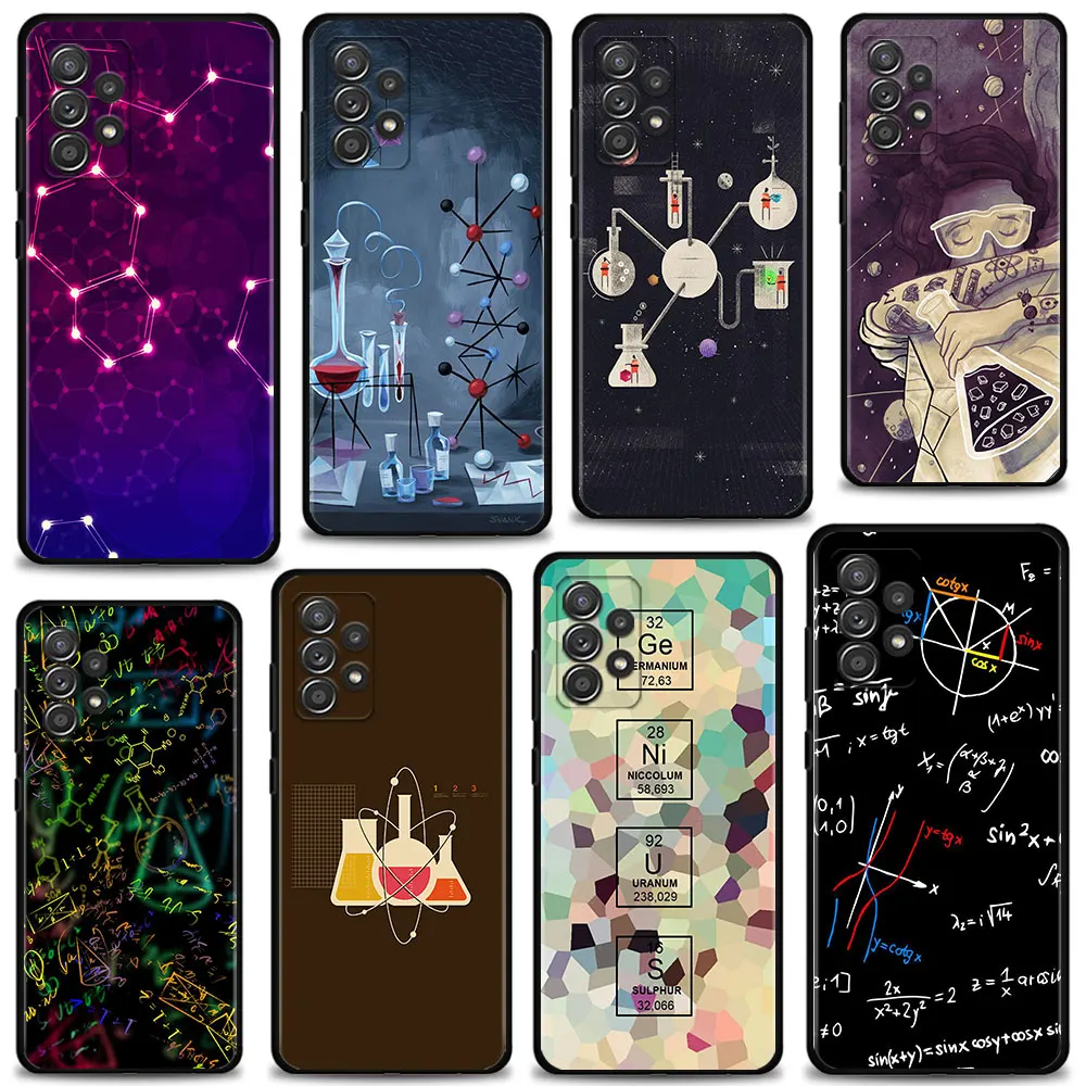 

Coque For Samsung Galaxy A12 A32 4G A72 A41 A02s A31 A21s A71 A52 A51 A22 A33 Funda Silicone horrible mathematical Chemistry