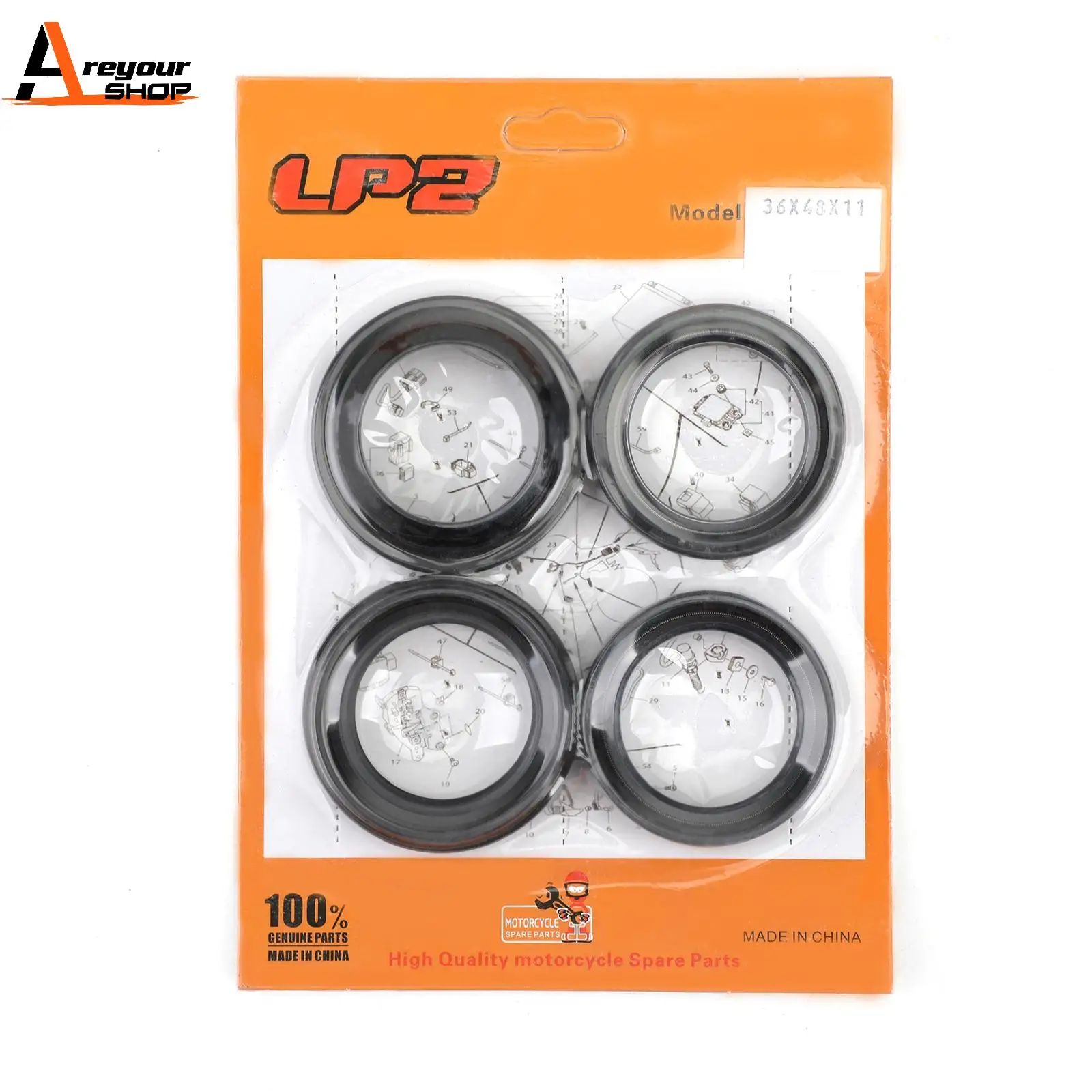 

Areyoursho для Kawasaki KL250 Super Sherpa KZ550C VULCAN 500 EL450 EL250 EN500, сальник передней вилки, пылезащитный колпачок, ремонтный комплект