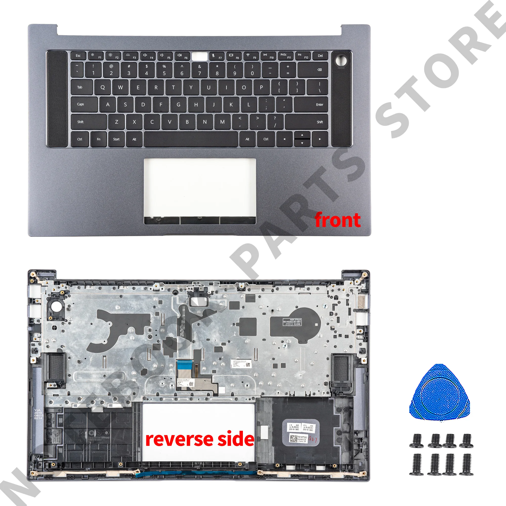 Детали для ноутбука MagicBook Pro 16 HBL-W19L HBB/HLYL-WFQ9 HLY-W19R задняя крышка ЖК-дисплея