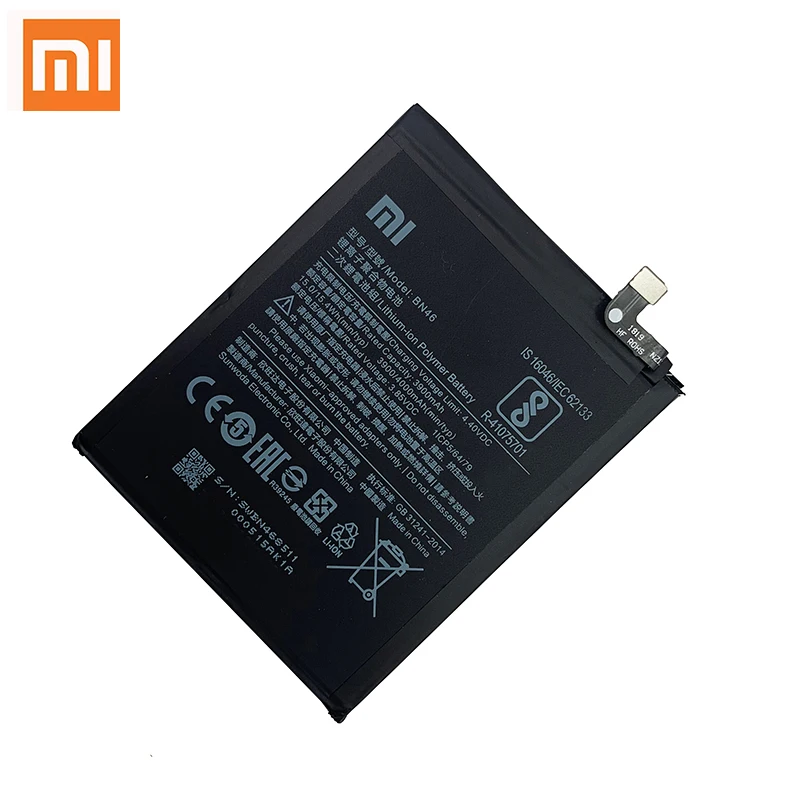 100 orginal xiao mi bn46 4000mah battery for xiaomi redmi note 8 8t redmi 7 high quality phone replacement batteries free global shipping