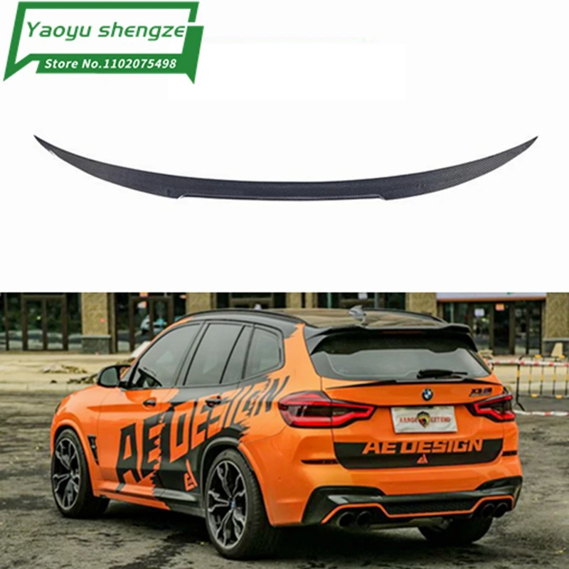 

for BMW X3 G01 high-quality carbon fiber and FRP black color rear spoiler tail wing trunk cover car styling