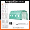 VEVOR Walk-in Tunnel Greenhouse Galvanized Frame & Waterproof Cover 15x7x7/10x7x7/20x10x7/12x7x7 ft Greenhouses & Cold Frames 1