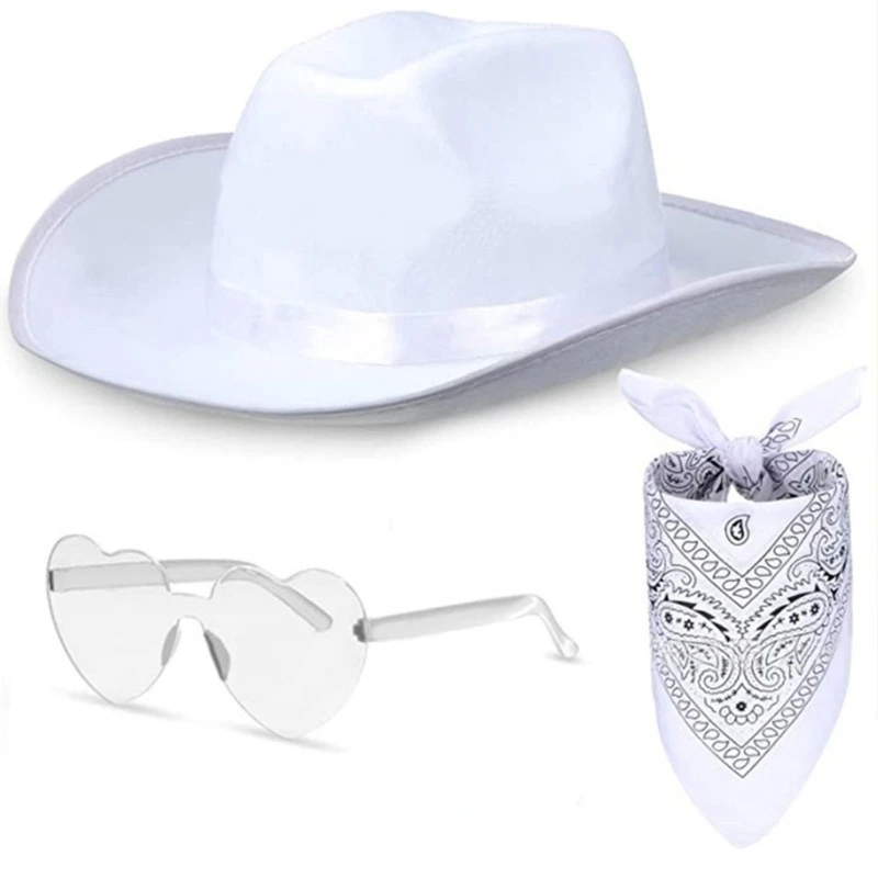 

Western Top Hat Cowgirls Hat Cos-play Costume Set Party Stage Headdress