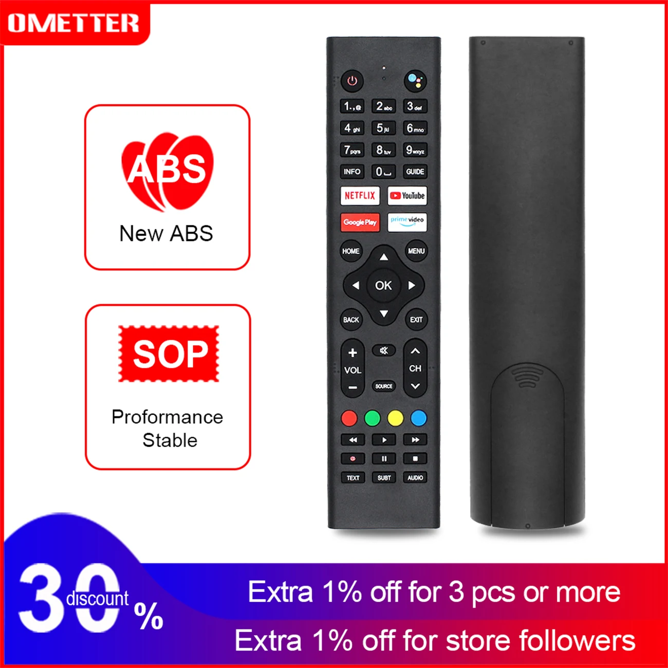 

For RCA TV Remote Control VOICE