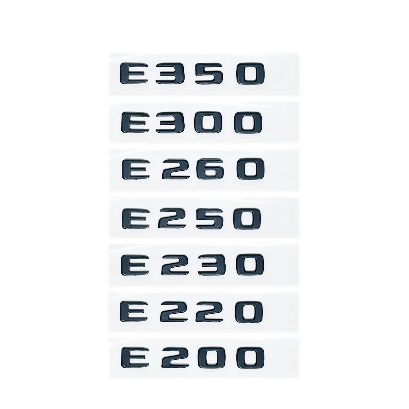 

Багажник автомобиля с буквами логотипа, эмблема, значок, наклейки, наклейка для Mercedes Benz E Class E200 E220 E230 E250 E260 E300 E350 E400 W212 W213