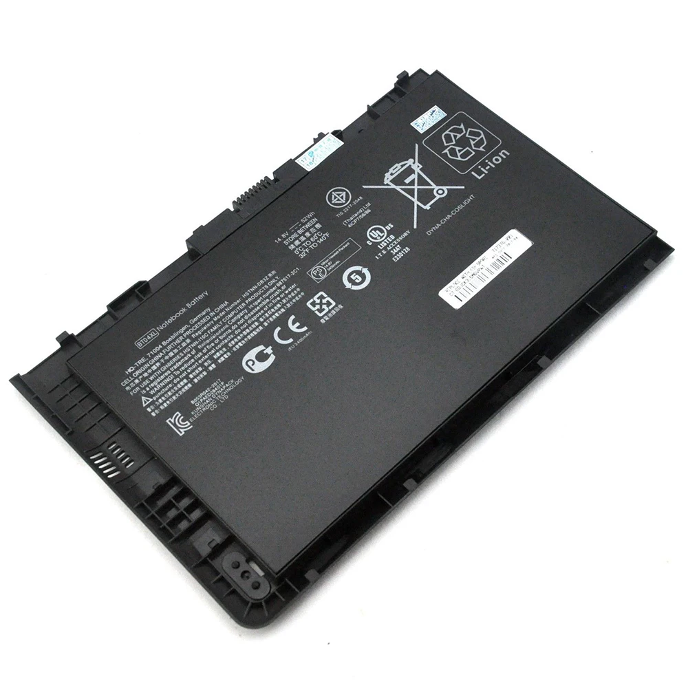 Совершенно новый оригинальный BT04XL 14 8 в 52 Втч Аккумулятор для ноутбука HP EliteBook Folio