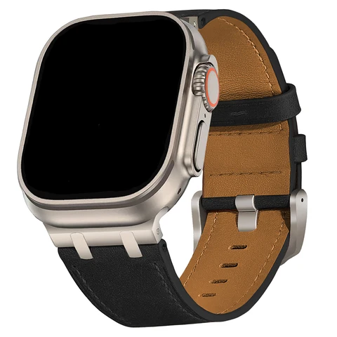 Кожаный ремешок для Apple Watch CAOWTAN