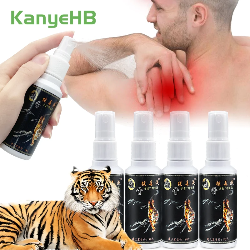 

1-2-4pcs Chinese Medicine Spray Relief Joint Pain Rheumatism Muscle Ache Bruises Swelling Arthralgia Tiger Oil Pain Relief Spray