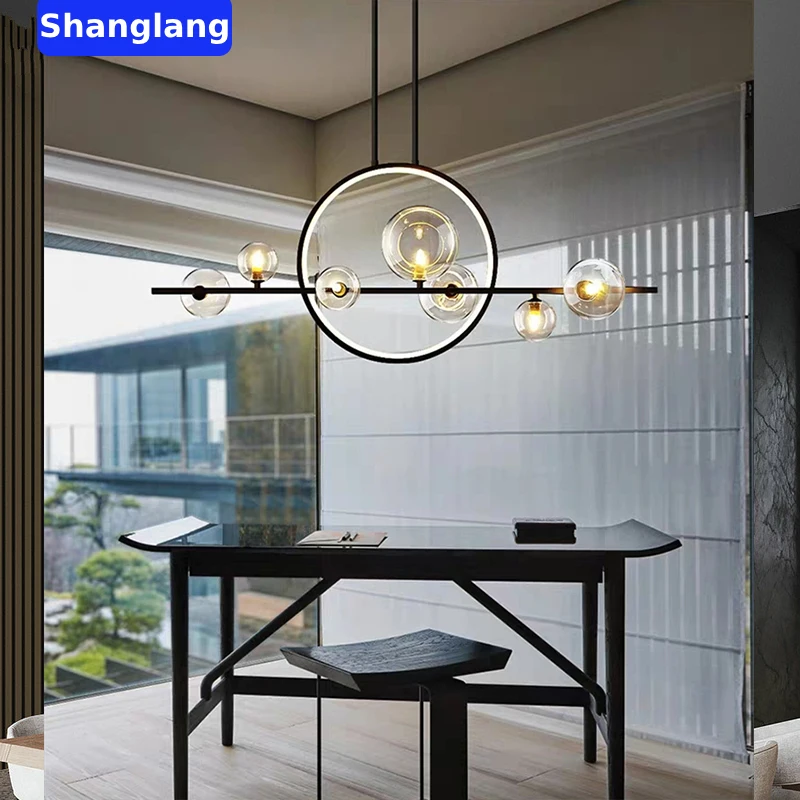 Современная светодиодная потолочная новинка стеклянная пузырьковая люстра