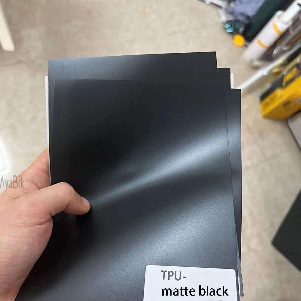 Матовая Черная защитная пленка для автомобильного двигателя 50x300 см