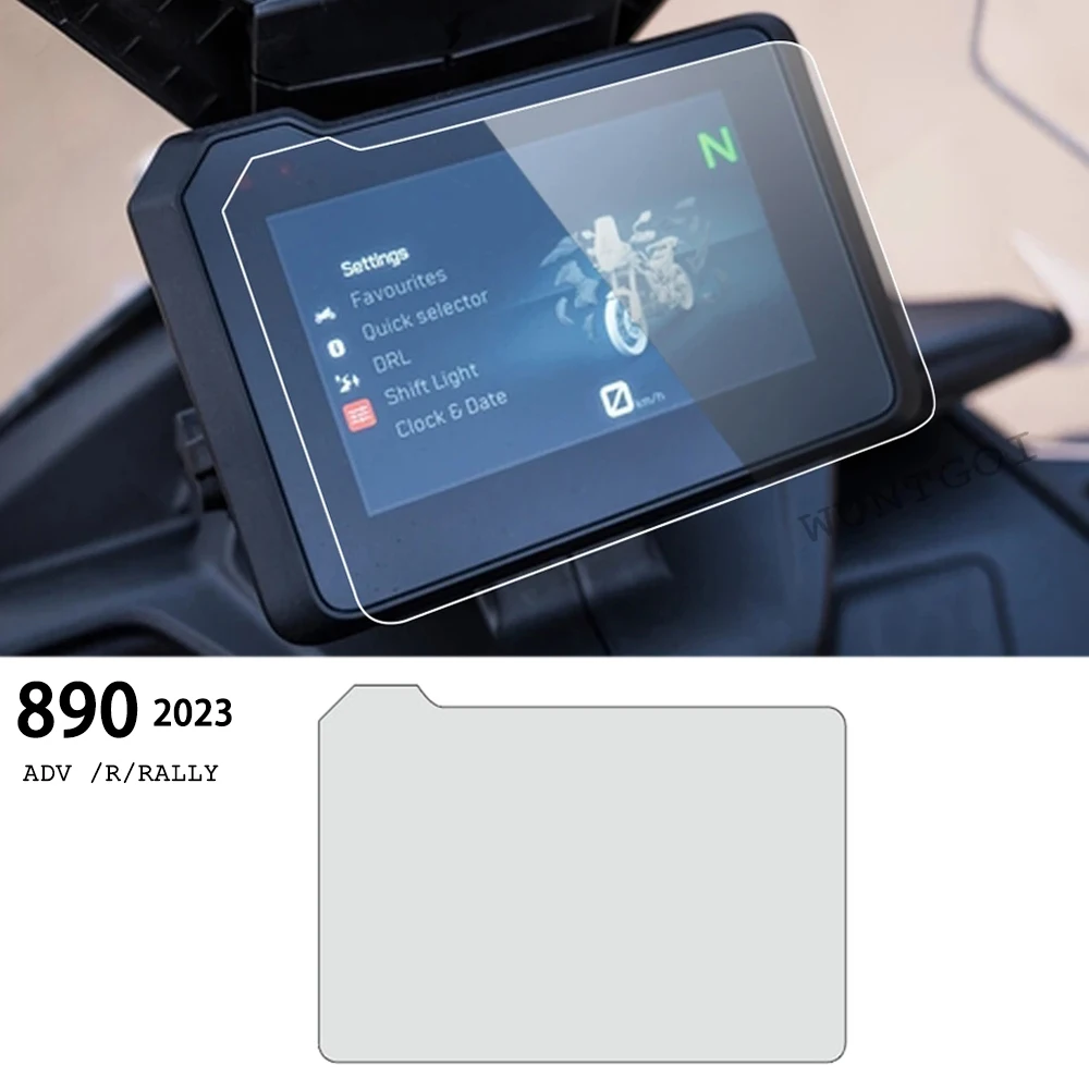 

2023 For 890 Adventure R/Rally New Motorcycle Accessories Scratch Cluster Screen Dashboard Protection Instrument Film