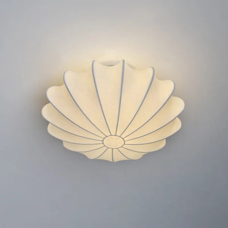 

Italian Flos Silk Ceiling Lamp Nordic Beautiful Flower Shade Hanglamp For Bedroom Decoration Dining Room Living Room Luminaire