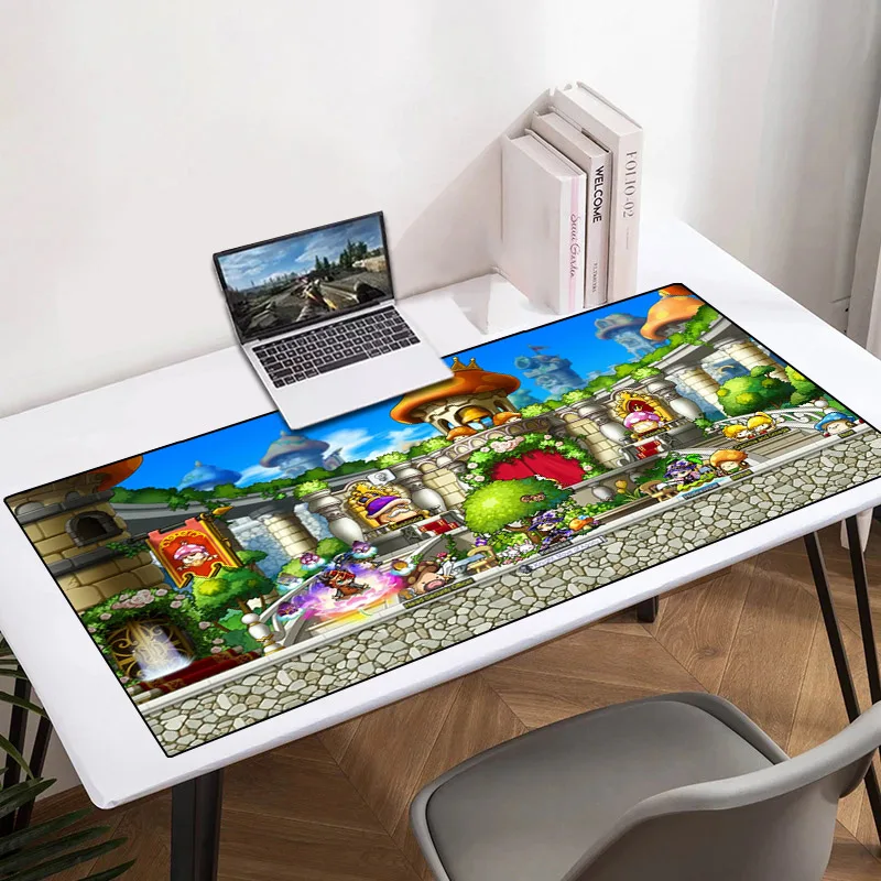 

Mousepad Desk Pad Maplestory Pc Cabinet Games Mouse Carpet Anime Gamer Keyboard Office Accessories Mat Gaming Extended Xxl Mats