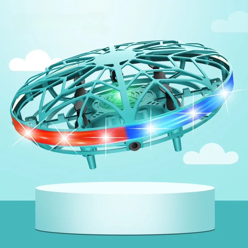 

Cool Funny Sensing UFO Aircraft Intelligent Suspension Gesture Four Axis Aircraft Children's Toys