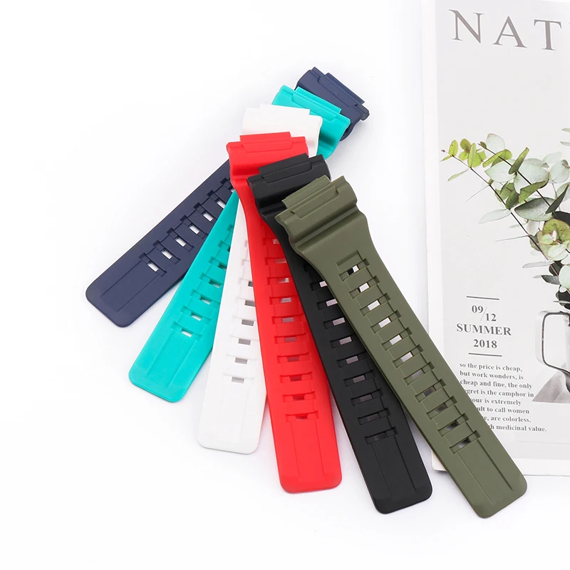 Resin strap case Suitable for Casio g-shock AQ-S810W AQ-S810 Men's and women's watch strap watch accessories