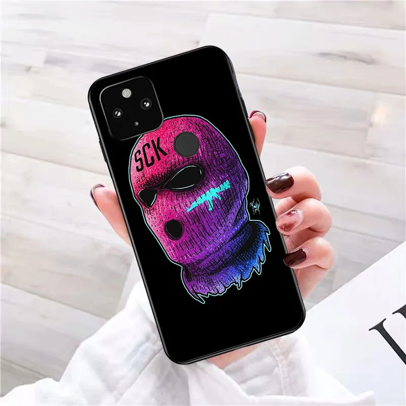 Ловушка для девушек в лыжах маска искусства курения Google Pixel 7 7Pro 6 Pro 6A 5A 4A 3A 4 XL 5 3 2 -