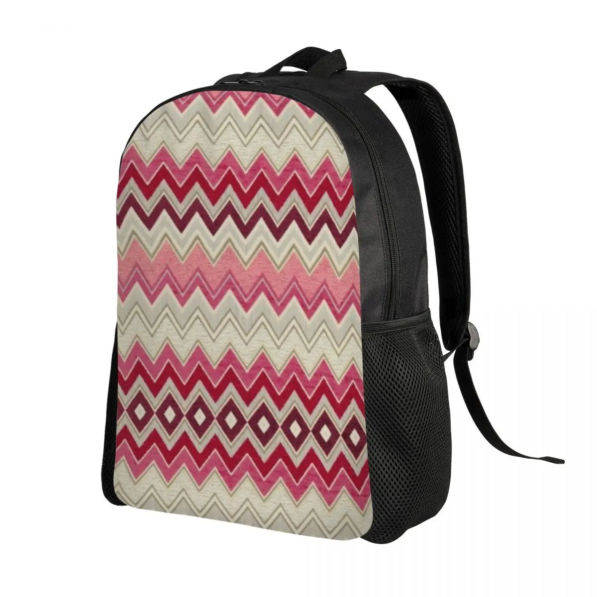 Современный шикарный домашний рюкзак для ноутбука зигзаг женский и мужской