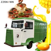 oem mobile food truck for sale electric street fast catering vending cart hot dog van with ce certification