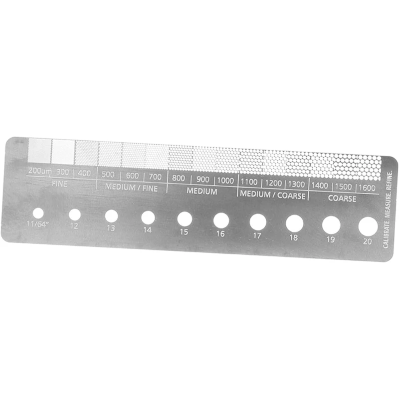 Инструмент для измерения размера помола кофе линейка аксессуары