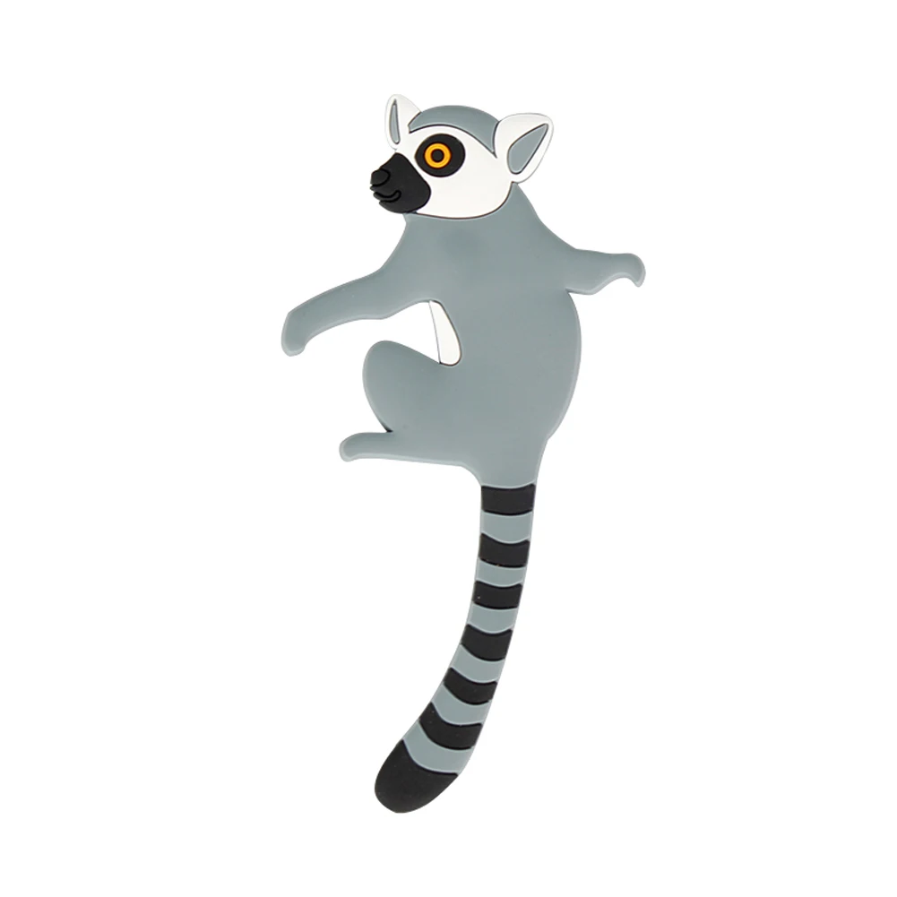 Детские настенные крючки животные ПВХ