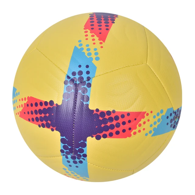 Pattern Soccer Ball Football PU Material, Size 5/4 Machine-Stitched Balls for Goal, Outdoor Football Training, Match League Suitable for Children and Men - Futbol" 5