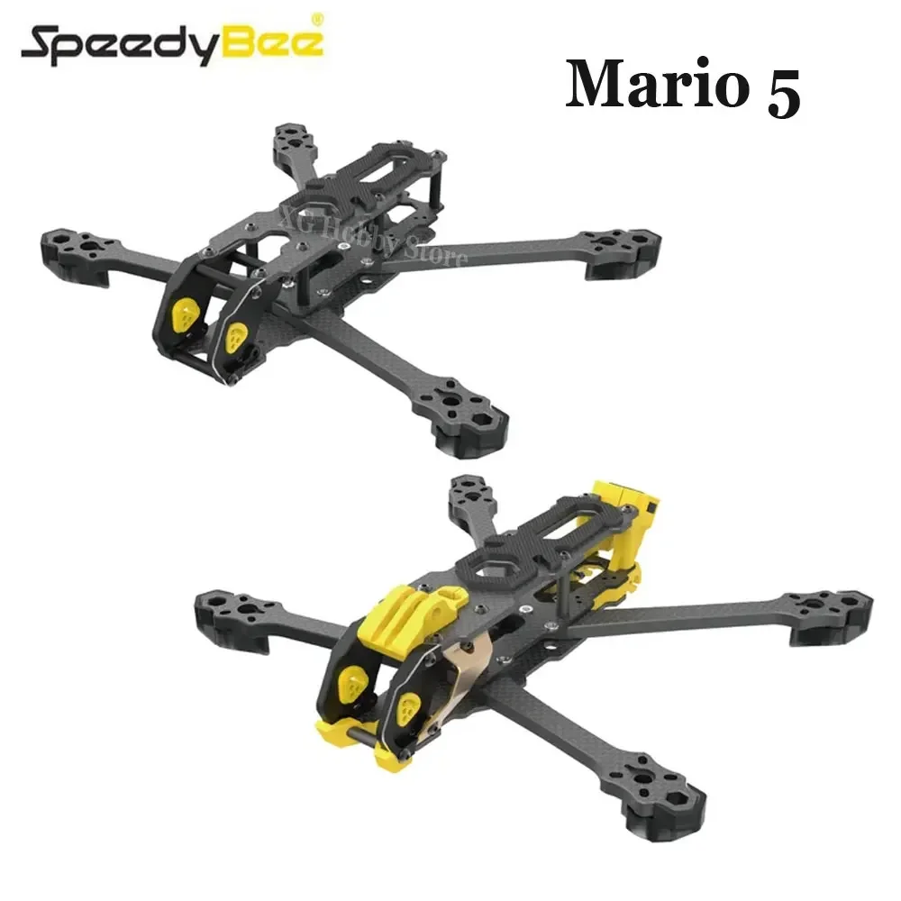 Комплект рамок SpeedyBee Mario 5 версия DC/XH с пластиной из углеродного волокна FPV