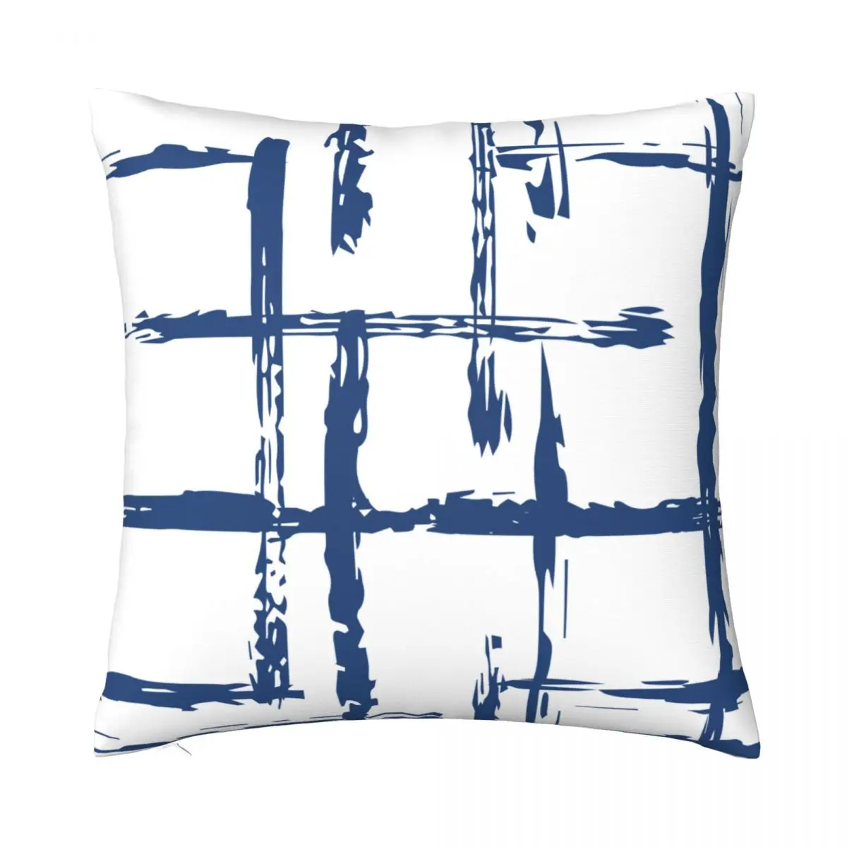 

Stripe Plaid Pillowcase Printed Cushion Cover Decorative Simple Blue Throw Pillow Case Cover Home Drop Shipping 45*45cm