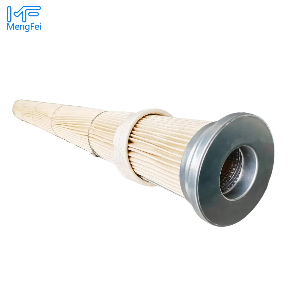 Фото XINGZIMED Mfiltration Промышленный плиссированный спанбонд, полиэстер, алюминиевый антистатический пылевой фильтр, картридж №4