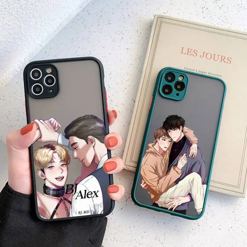 

BANDAI Bj Alex Phone Case for iPhone X XR XS 7 8 Plus 11 12 13 pro MAX 13mini Translucent Matte Case