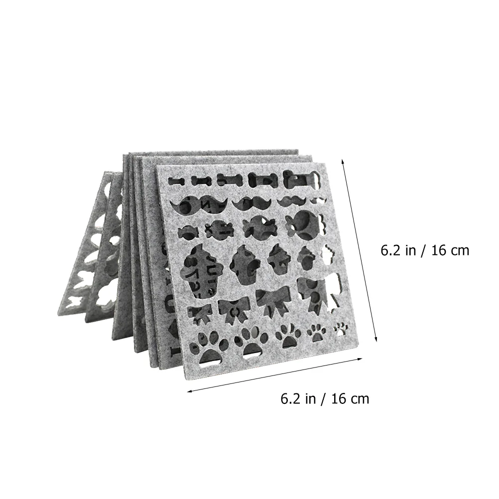 7 шт. забавный шаблон форма для шерстяного фетра игла валяния аппликация