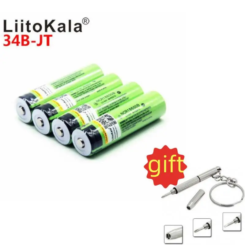 Лидер продаж liitokala 100% новый оригинальный NCR18650B 3 7 В 3400 мАч 18650 литиевая