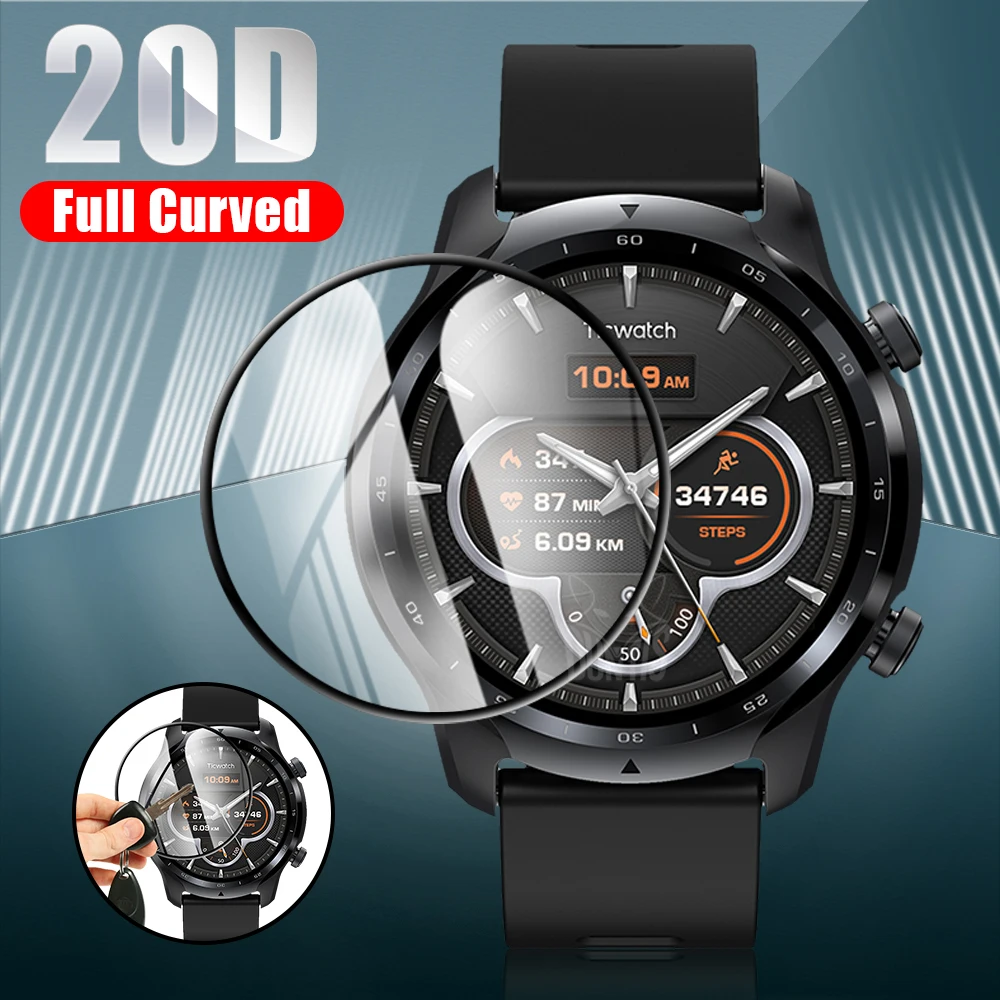 

20D Screen Protector For Ticwatch Pro 3 2020 2021 Smart Watch Protective film Accessories for Tic Watch Pro 3 (Not Glass)